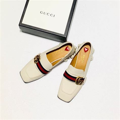 gucci 珍珠 鞋